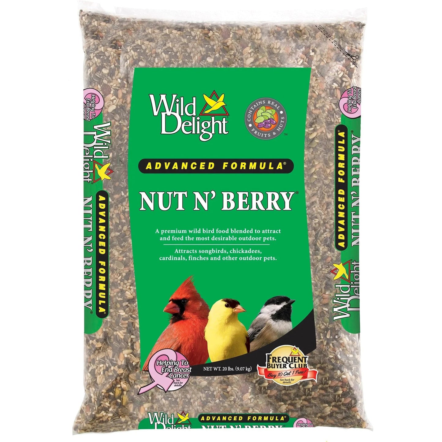 Wild Delight - Advanced Formula Nut N’ Berry Bird Food 20lbs