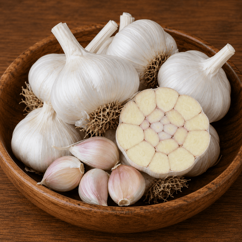 Organic Western Rose Garlic (lb)