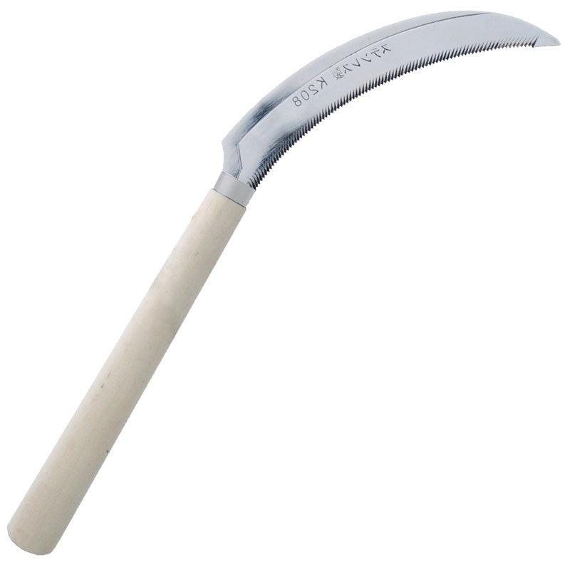 Zenport Harvest Sickle with Wooden Handle