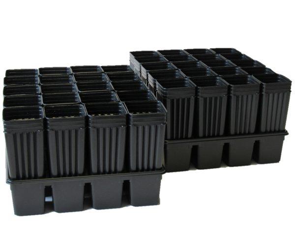 2x 20 Pocket Trays + 40 Grapevine Pots