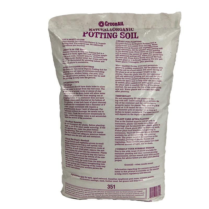 Green All Natural & Organic Potting Soil (8qt)