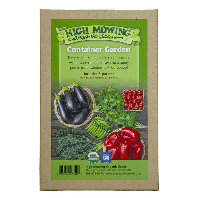 Container Garden 6 Seeds Packets (Organic)