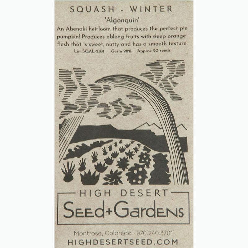 Algonquin Winter Squash Seeds