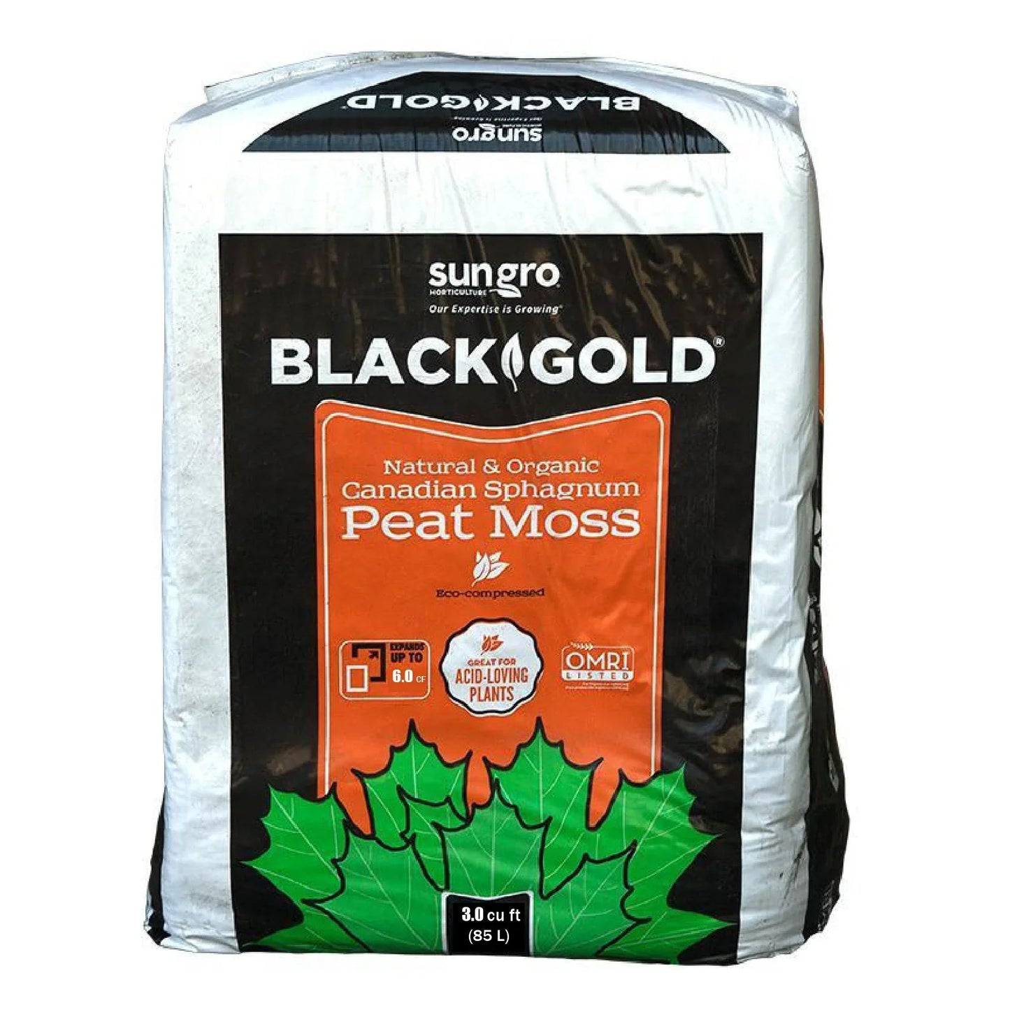 Black Gold Peat Moss (3 Cu Ft)