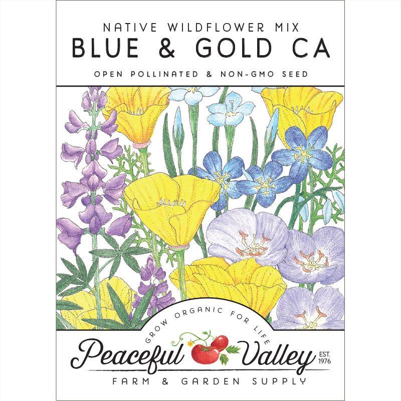 California Blue & Gold Native Wildflower Seed Mix
