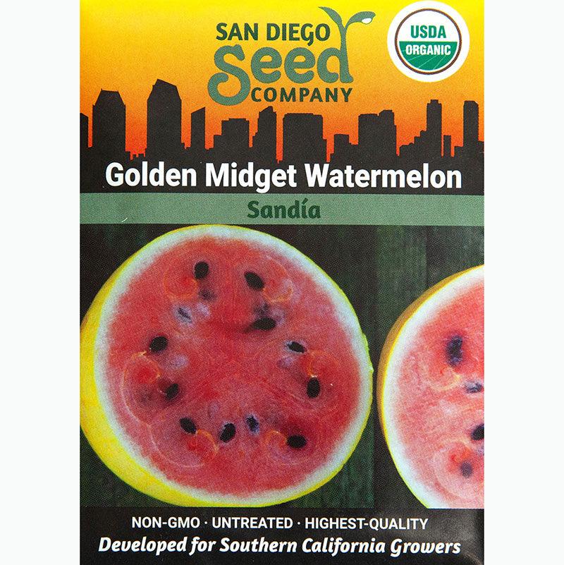 Golden Midget Watermelon Seeds (Organic)