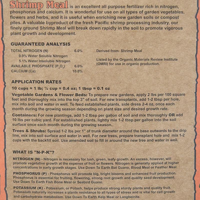 Shrimp Shell Meal 6-6-0 (15 lb)