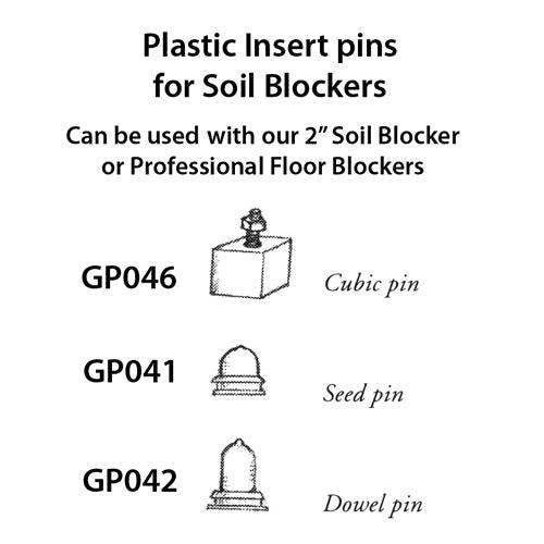 Ladbrooke Soil Blocker Insert Pins - 1" Dowel Pins (Set of 4)