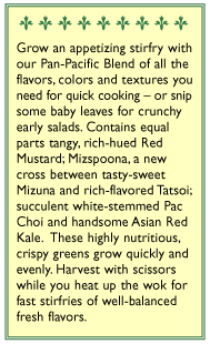 Renee's Stir-fry Pan Pacific Greens Seed Mix