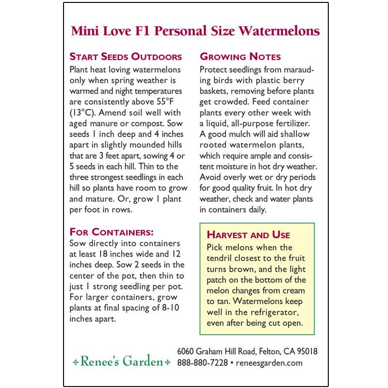Mini Love Personal Watermelon Seeds