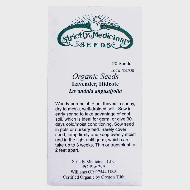 Hidcote Lavender Seeds (Organic)