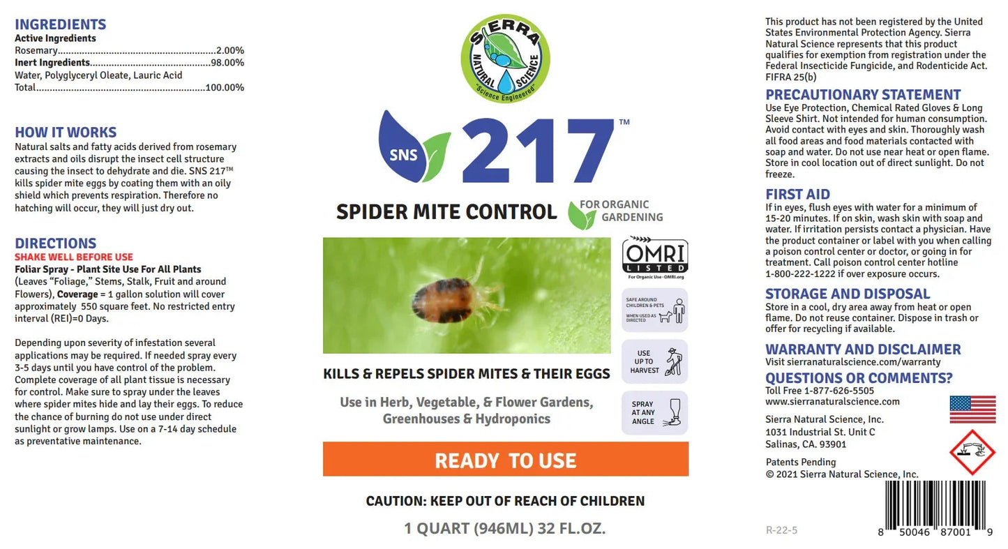 Organic Disease & Fungal Control RTU 32 oz