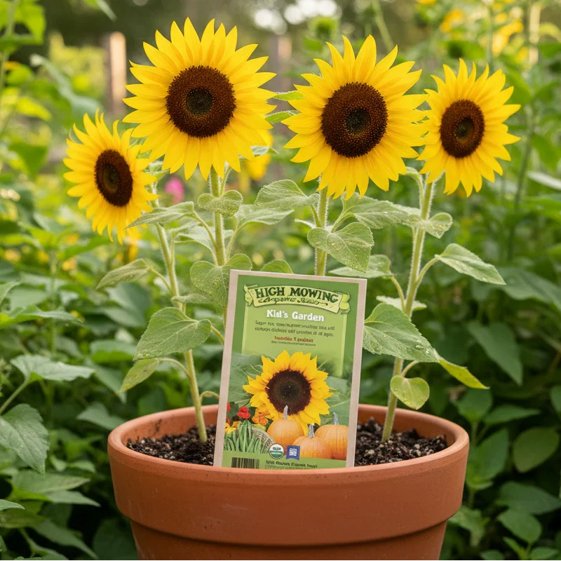 Kid's Garden 5 Seeds Packets (Organic)