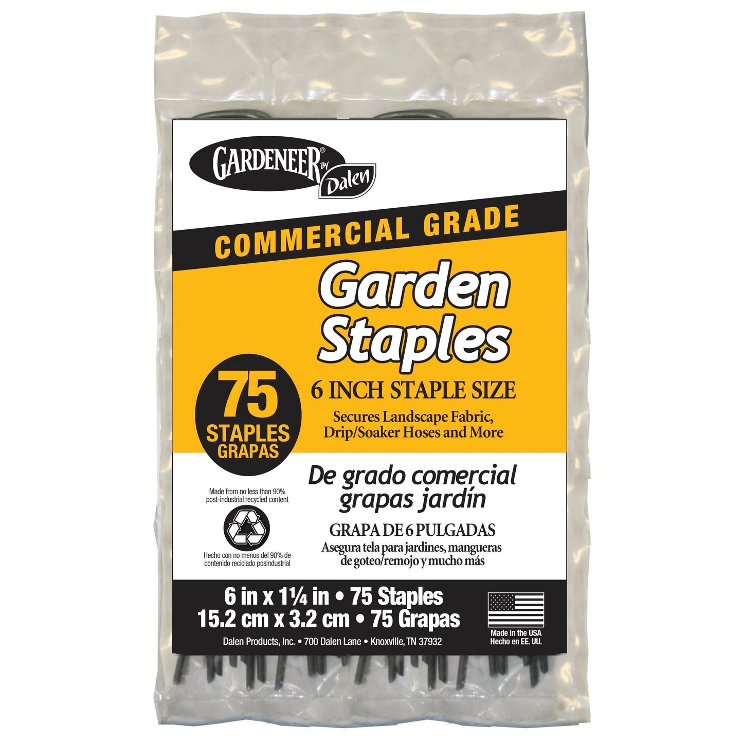 6in Garden Staples (75pk)