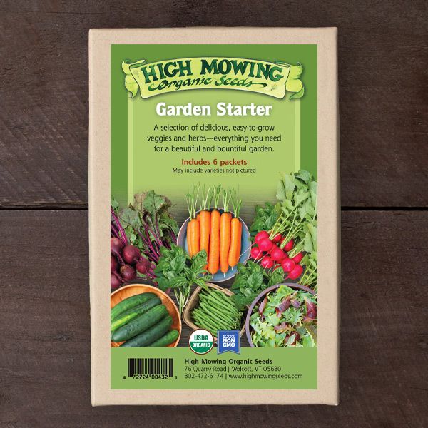 Garden Starter 6 Seeds Packets (Organic)