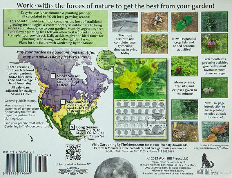 2025 Gardening By The Moon Calendar-Long Growing Season
