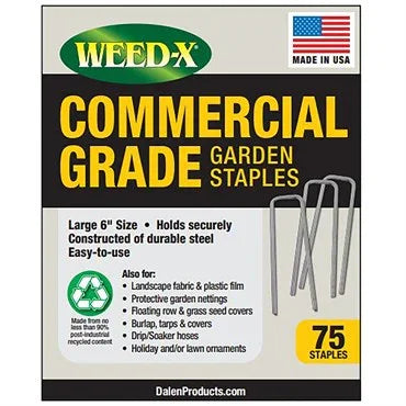 6in Garden Staples (75pk)