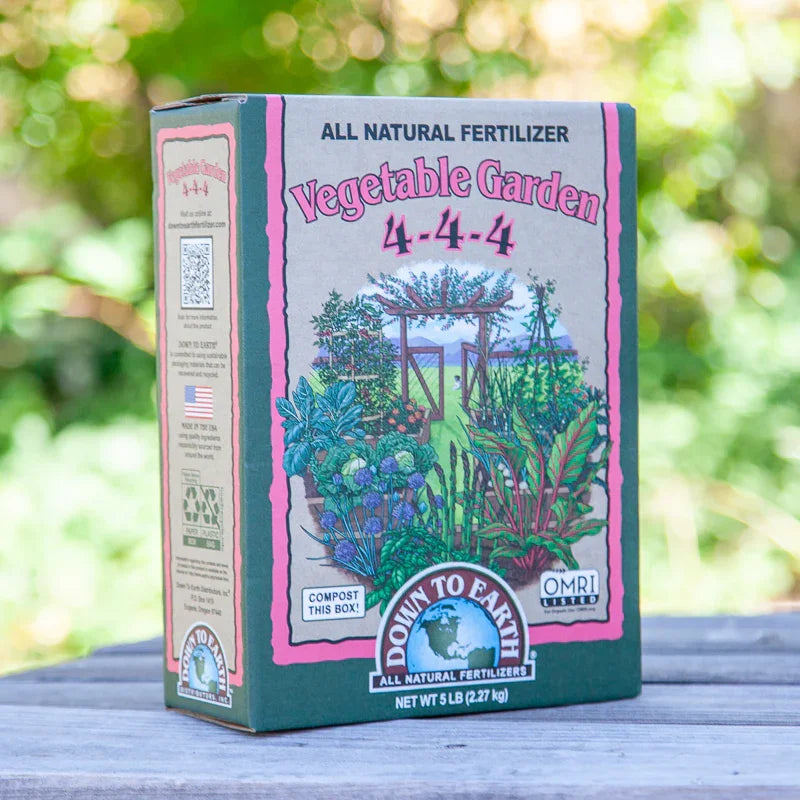 Vegetable Garden Fertilizer 4-4-4 (5 lb box)