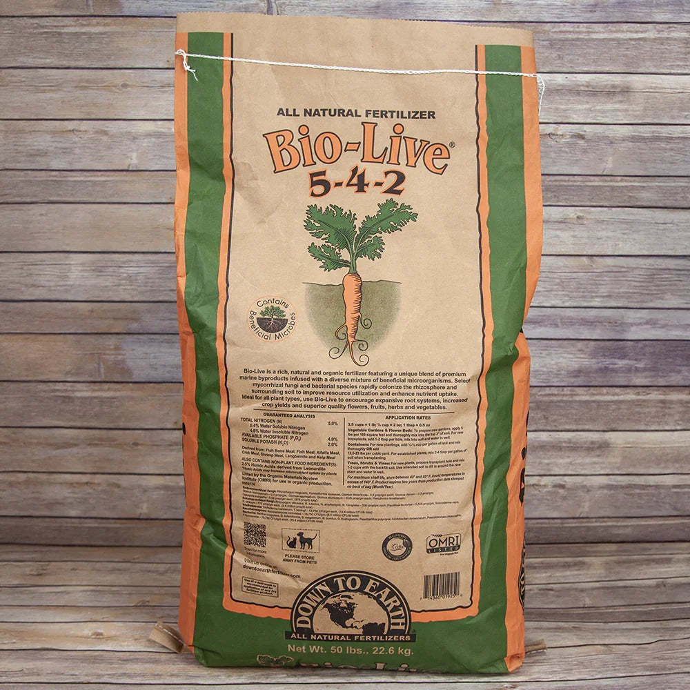 Down to Earth Bio-Live Fertilizer (50 lb)