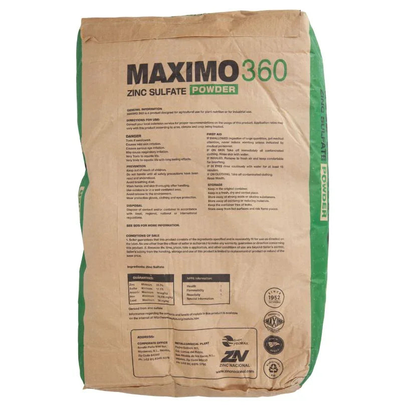 Zinc Sulfate Powder (50 lb)