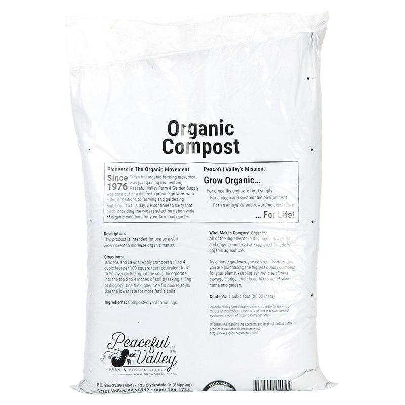 Peaceful Valley Organic Compost (1 Cu Ft)