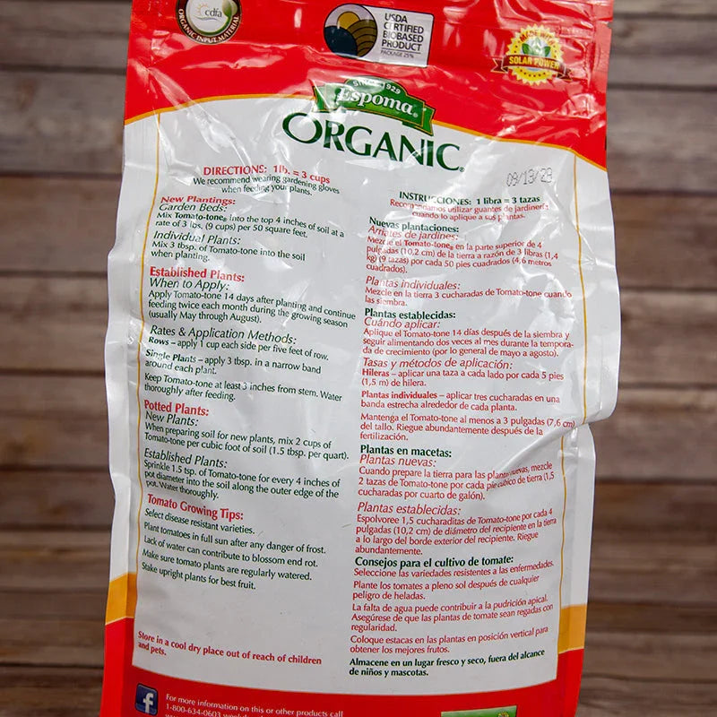 Espoma Organic Tomato-Tone 3-4-6 (8 lb)