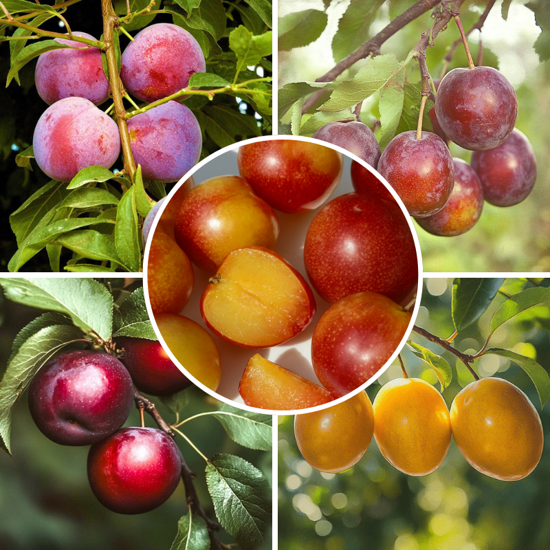 Low Chill Plum, 4 on 1 Multi Grafted Fruit Tree