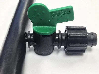 Perma-Loc 1/4" Barbed Fitting with shut off valve