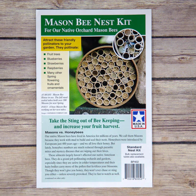 Mason Bee Kit 68 Tubes