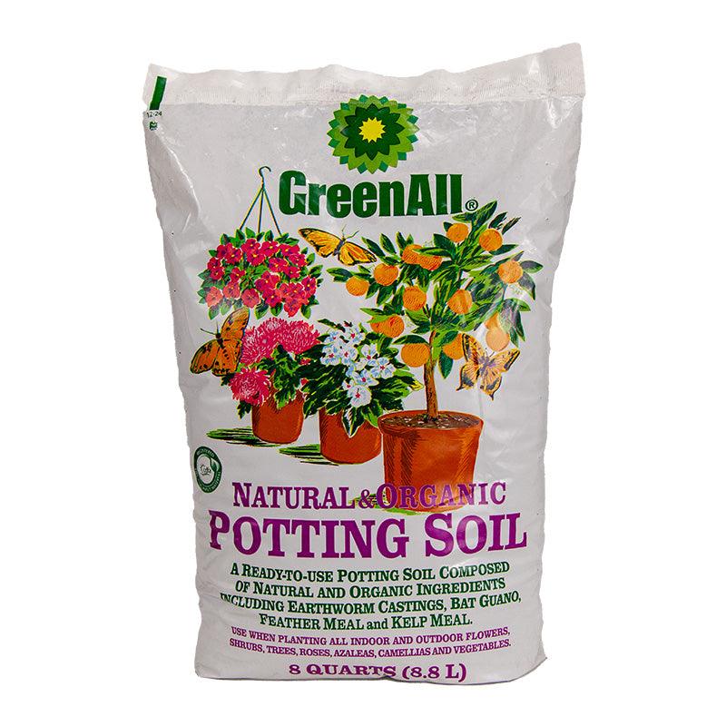 Green All Natural & Organic Potting Soil (8qt)