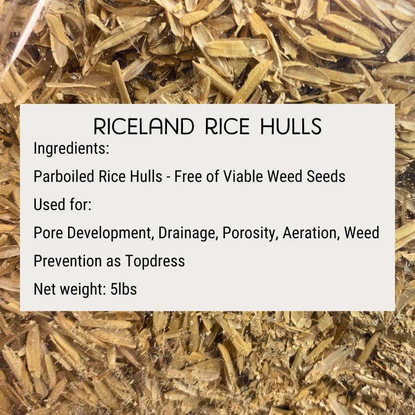 Rice Hulls (5 lb Bag)