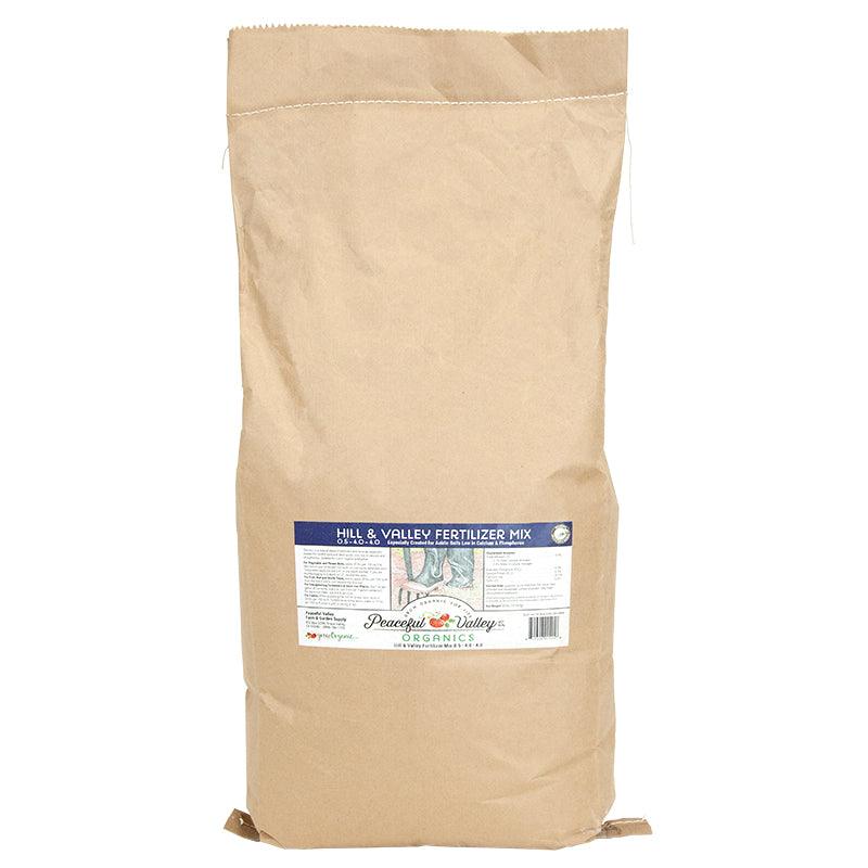 Hill & Valley Fertilizer Mix 0.5-4.0-4.0 (40 lb)
