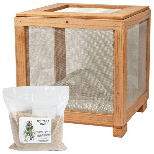 Peaceful Valley Wood Fly Trap (With Bait)