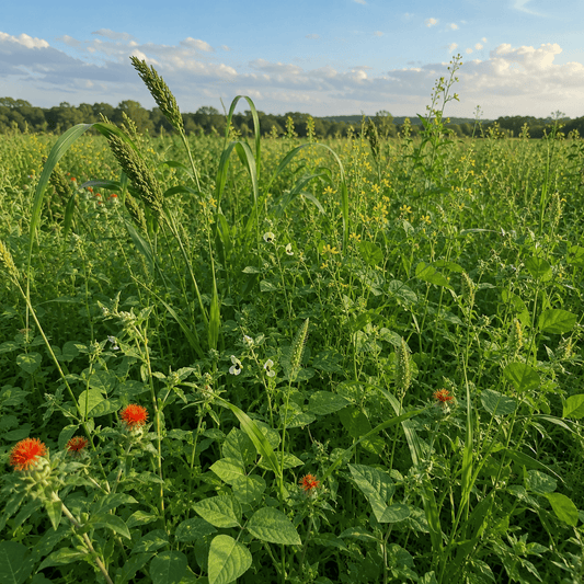 Peaceful Valley Warm Season Biomass Mix - Raw Seed (lb)