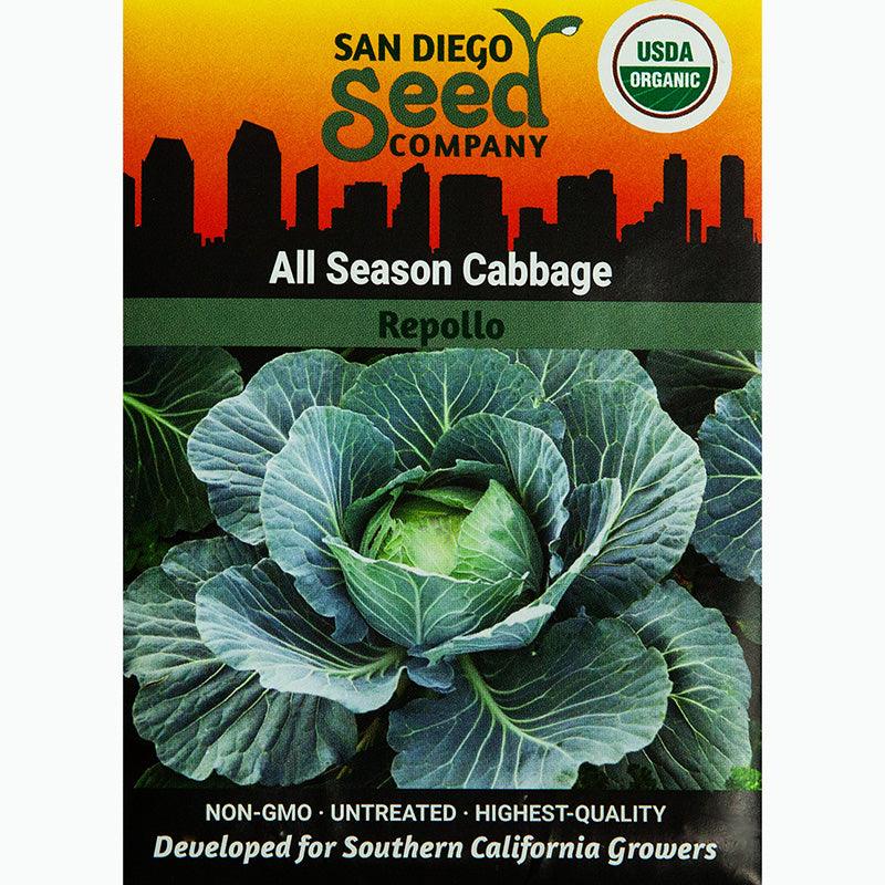 Organic All Season Cabbage Seeds