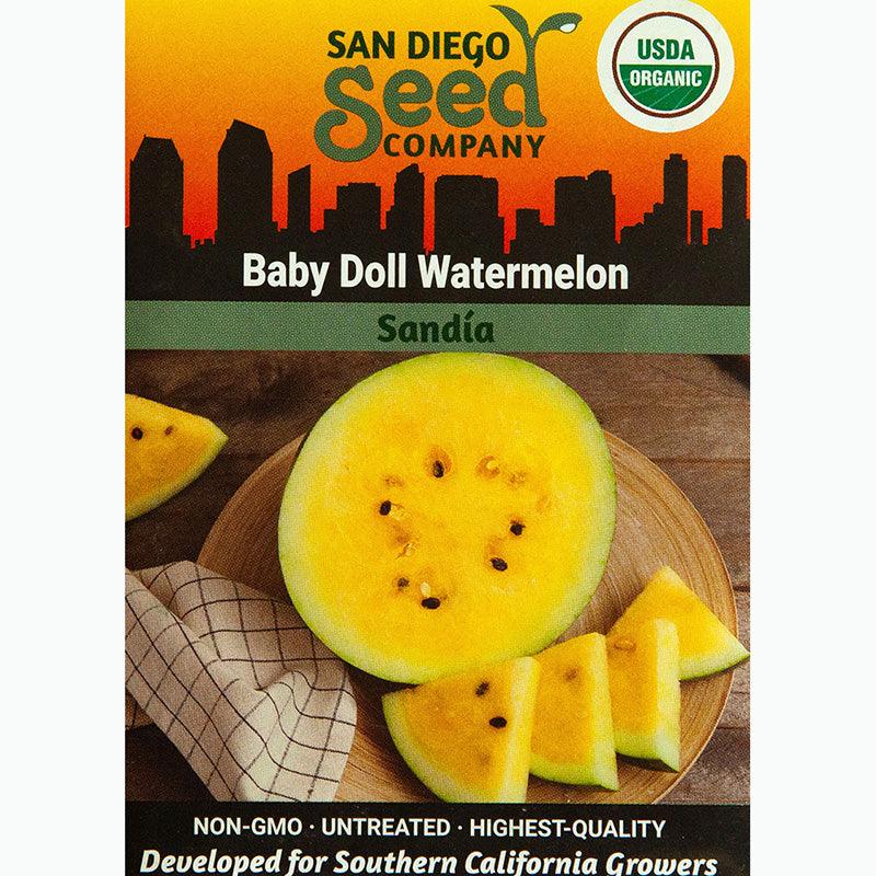 Organic Baby Doll Watermelon Seeds