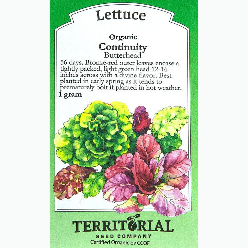Continuity Lettuce Seeds (Organic)
