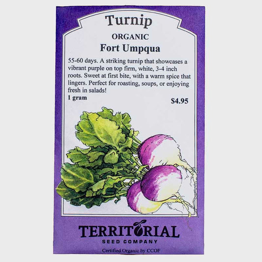 Turnip Fort Umpqua Seeds (Organic)