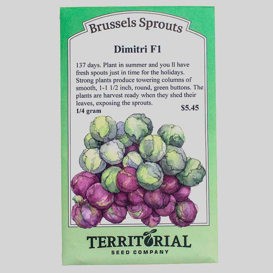 Dimitri Brussels Sprouts Seeds