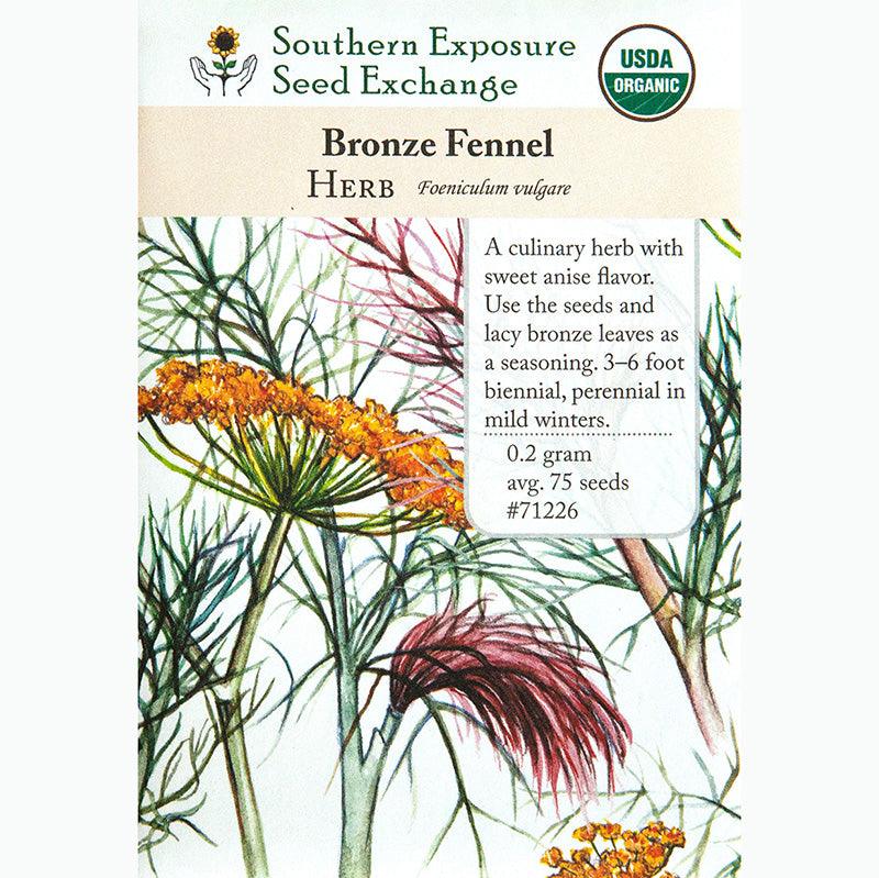 Bronze Fennel Seeds (Organic)
