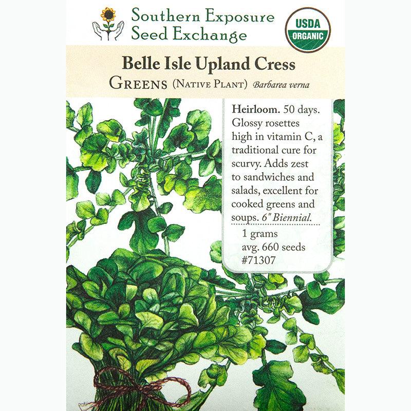 Belle Isle Upland Cress Seeds (Organic)