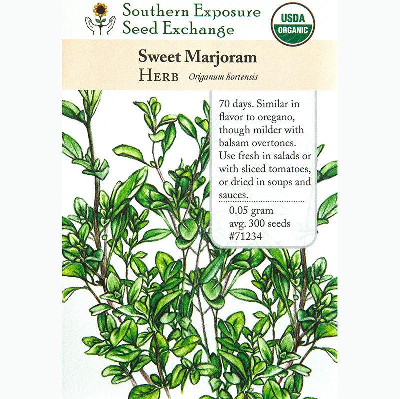 Sweet Marjoram Seeds (Organic)