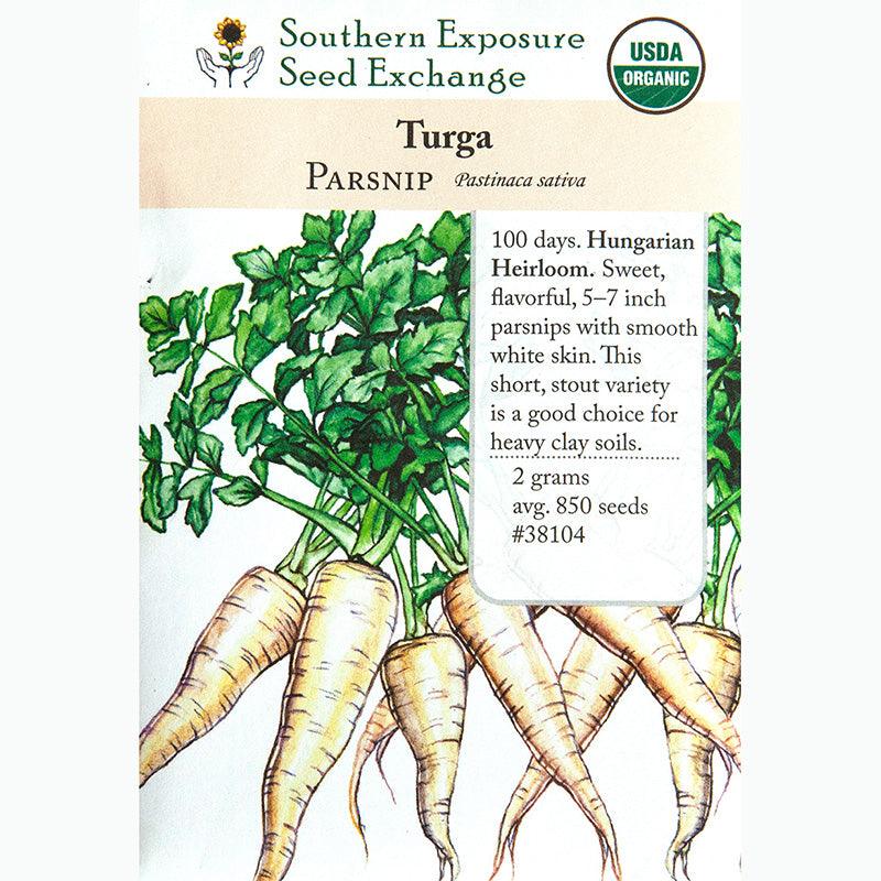 Turga Parsnip Seeds (Organic)