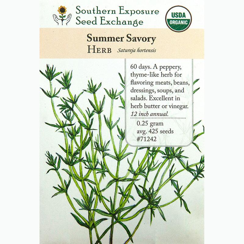 Summer Savory Seeds (Organic)