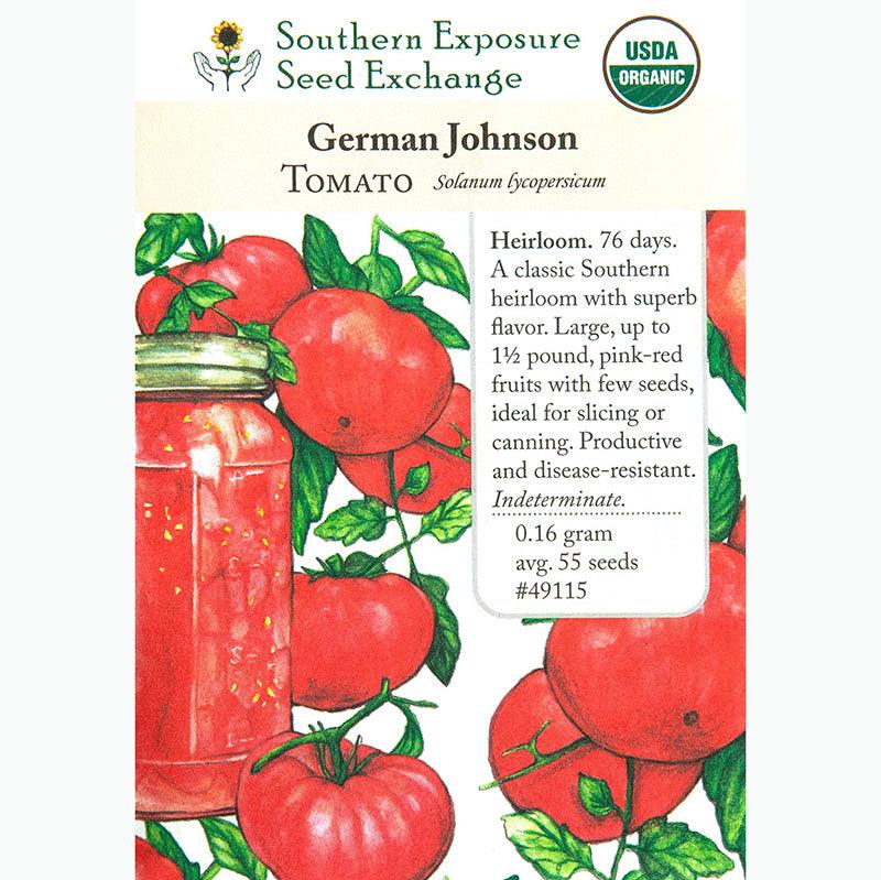 German Johnson Tomato Seeds (Organic)