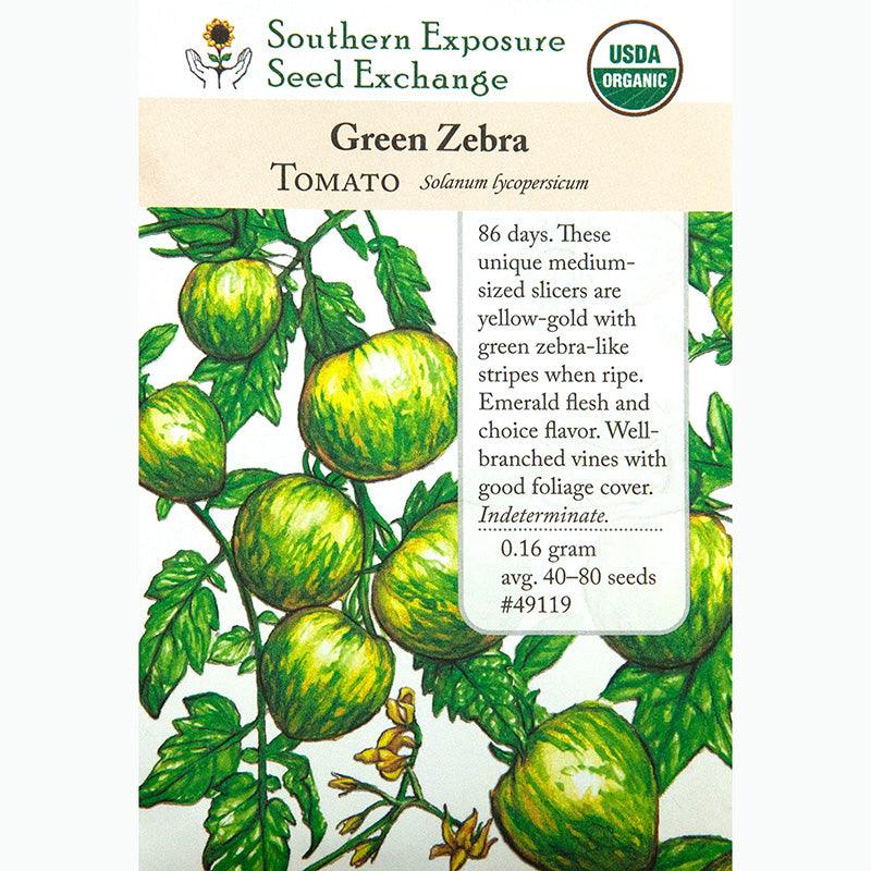 Green Zebra Tomato Seeds (Organic)