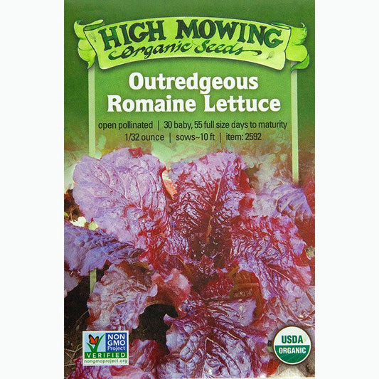 Outredgeous Romaine Lettuce Seeds (Organic)