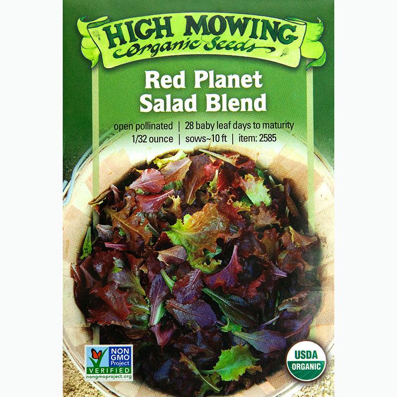 Red Planet Lettuce Blend Seeds (Organic)