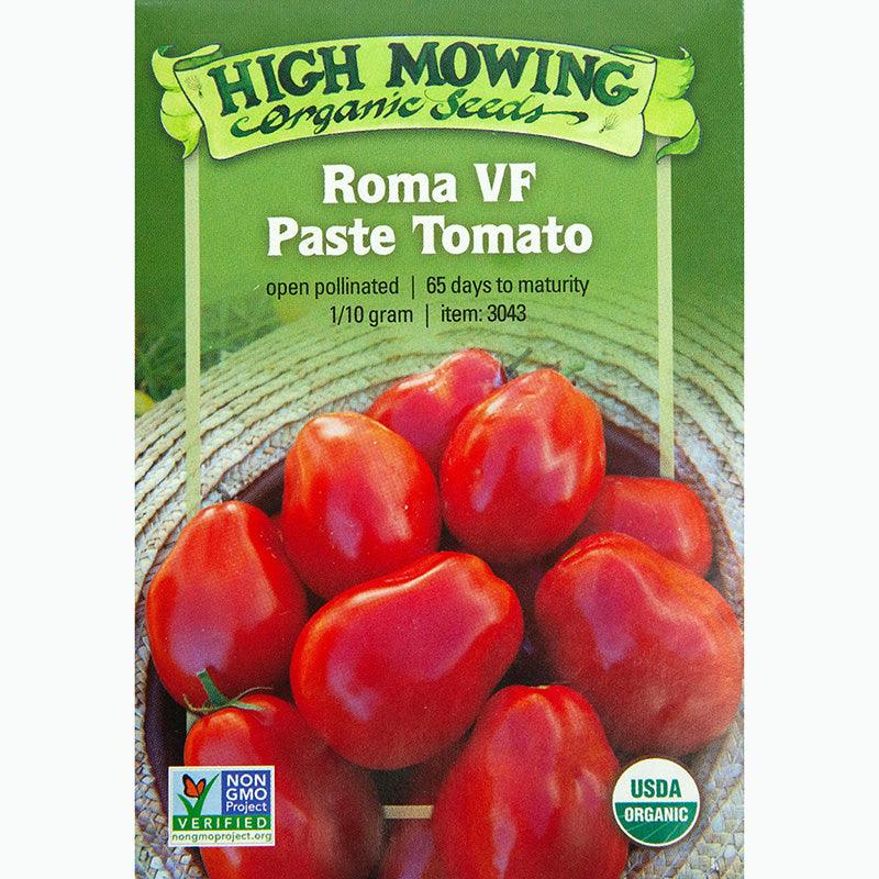 Roma VF Paste Tomato Seeds (Organic)