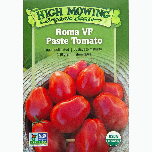 Roma VF Paste Tomato Seeds (Organic)